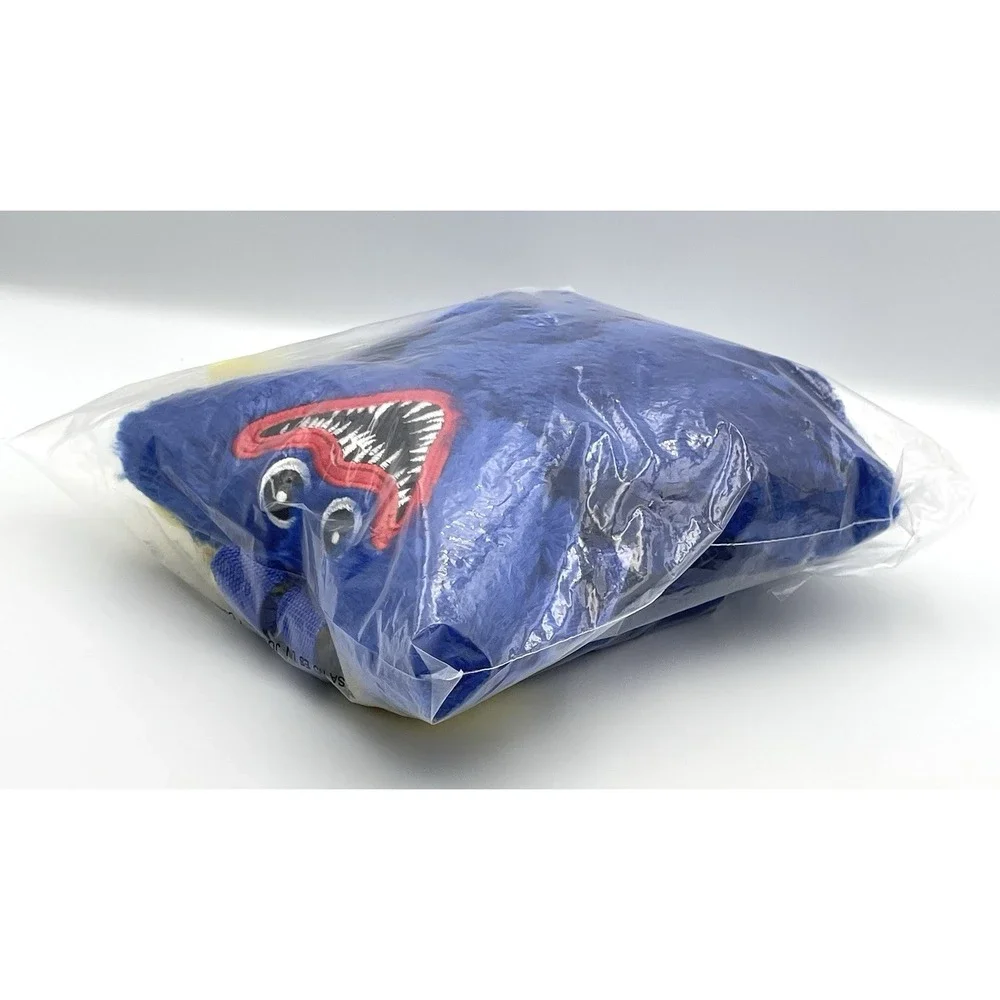 Poppy Playtime Huggy Wuggy Plush Backpack Blue Monster Bag‎ New Sealed